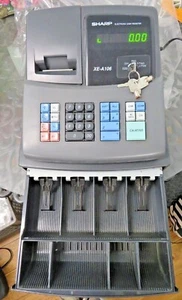SHARP XE-A106 elektronische Registrierkasse neu im Karton NUR TEILE wie besehen & SCHLÜSSEL Handbuch - Bild 1 von 5