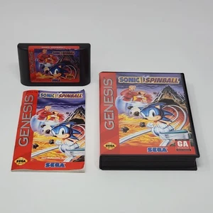 Sonic the Hedgehog: Spinball (Sega Genesis) COMPLETO Y PROBADO EN CAJA - Imagen 1 de 2