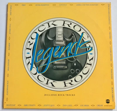 Classic Rock Legends  Vinyl 2LP Compilation - Black Sabbath, Pink Floyd, T-Rex - Image 1 of 4