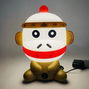 Sock Monkey Table Lamp Kids Bedroom Night Light A Cracker Barrel Exclusive Gift - Picture 1 of 12