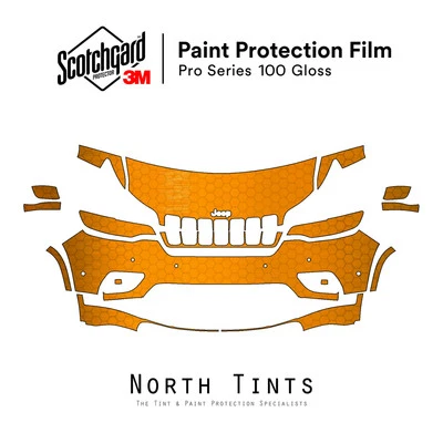 Jeep Cherokee 2019-2023 3M PRO Series PreCut Paint Protection Film Clear Bra PPF - Image 1 of 4
