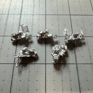 Epic 40K Space Marine Bikes and Attack Bikes Metal, OOP Warhammer Armageddon - Picture 1 of 2