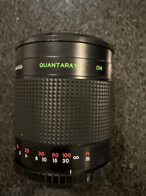Quantaray / CN 500 mm 1:8 Macro Zoom Mirror Lens No. 951658 Korea w/ Caps - Image 1 of 4