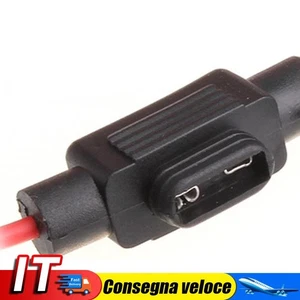 Waterproof Power Socket Mini Blade Type In Line Fuse Holders With 10A Fuse - Foto 1 di 5