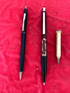 INOXCROM, CROSS-LIKE & METAL MINIATURE BALL POINT PEN (3 ITEMS) - Photo 1/13