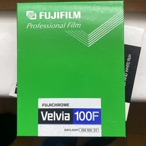 Sealed Fujifilm Fujichrome 4x5 Velvia 100F / Expired Dec 2008 - Picture 1 of 3