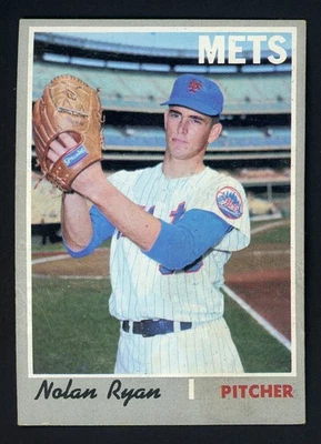 1970 Topps #712 Nolan Ryan Mets de Nueva York Salón de la fama sin pliegues Foto 1 de 2