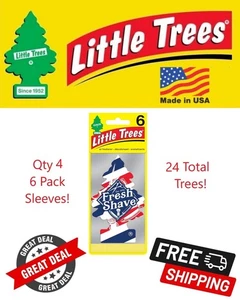 Little Trees 67068 Fresh Shave Hanging Air Freshener for Car & Home 24 Pack! - Picture 1 of 4