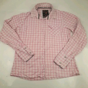 Damenshirt Rydale Hannah rosa und weiß Größe 12 Knopfleiste Langarm - Bild 1 von 17