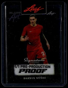 2024 Leaf ##NNO Darwin Nunez Clear Art Pre-Production Proof 1/1 - Picture 1 of 2