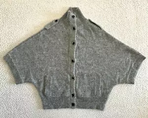 Banana Republic Womens Alpaca Wool Sweater Size Small Oversized Kangaroo Pocket - Picture 1 of 23