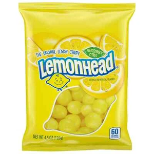 Lemonheads - The Original Lemon Candy 4.5 oz Free Shipping! - Picture 1 of 5