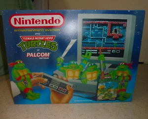 Nintendo Nes custom box TMNT Ninja Turtles console pack Insert FR "insert seul" - Imagen 1 de 5