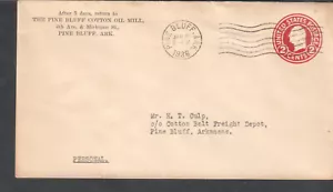 1936 cover The Pine Bluff Cotton Oil Mill 4th Ave & Michigan St Arkansas - Picture 1 of 1