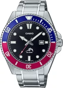 CASIO MDV106DD-1A2V Mens DURO 200M ALL METAL w Date Analog Sport Dive Watch $90 - Picture 1 of 2