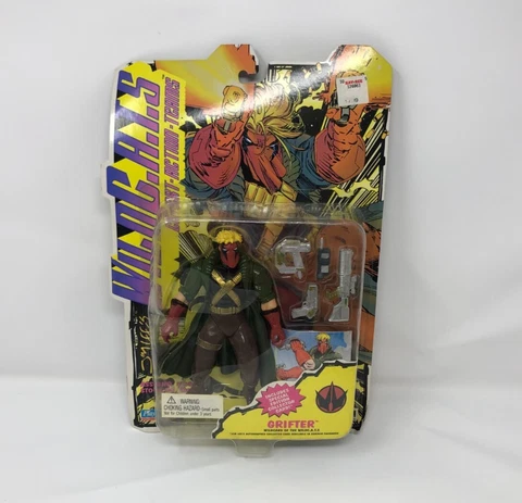 Vintage 1994 Playmates Wild C.A.T.S Grifter 6” Action Figure Sealed New In Box Cover