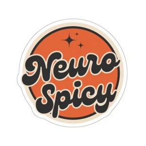 Retro Neuro Spicy Kiss-Cut Stickers - Picture 1 of 7