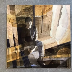 Solitude, male figure, collage, color, nostalgia, architecture, Giclée print - Picture 1 of 10