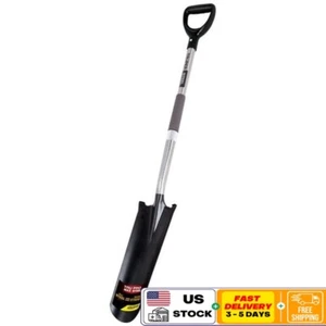 Heavy Duty D-Handle Steel Drain Spade 14 Gauge Blade Garden Digging Tool New - Picture 1 of 2