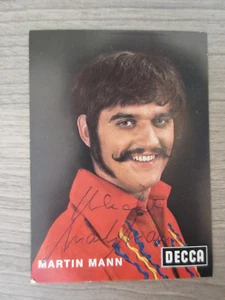 Martin Mann original handsignierte Autogrammkarte!!! Musik TT4,1 - Picture 1 of 2