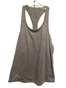 Unbranded Men's Workout Tank Top NWOT Light Gray Small Fitness Racerback - Picture 1 of 3