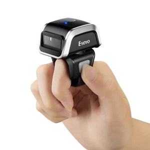 Eyoyo 2D Portable Wearable Ring Barcode Scanner Mini Finger Scanner Data Matrix - Picture 1 of 12