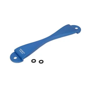 Mishimoto MMTD-SUB-BL CNC Battery Tie-Down, Blue - Picture 1 of 6
