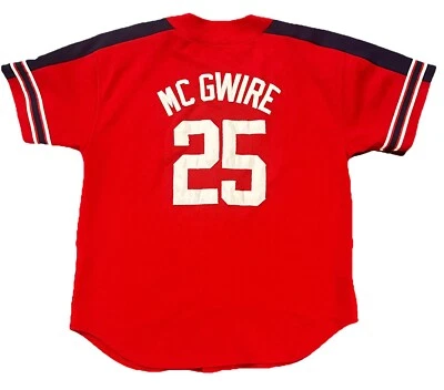 Camiseta de los Cardenales de San Luis XL Mark McGwire para Hombres Starter Vintage Roja  Foto 1 de 4