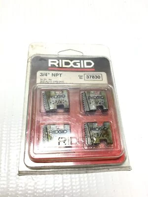 Ridgid 37830 12-R Alloy Pipe Dies 3/4" NPT 14 TPI-RH - Image 1 of 4