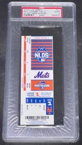 2015 NLDS Game 3 Ticket "NY METS 1st Playoff Game & Win @ Citi Field" PSA 10 - Picture 1 of 5