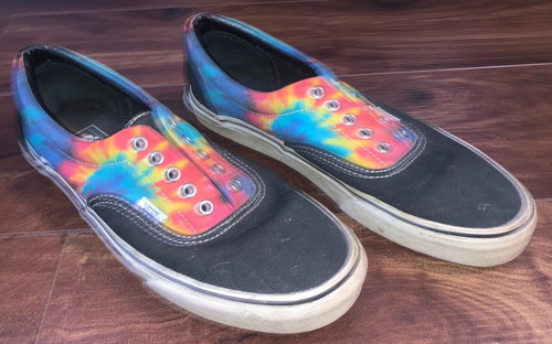 Scarpe da skate Vans Off the Wall Tie Dye e nere da uomo taglia 10