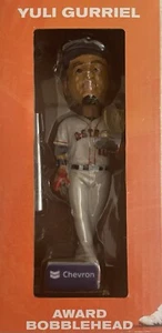 Yuli Gurriel MLB Houston Astros SGA Bobblehead Award 2022 Gold Glove NEW NIB - Picture 1 of 5