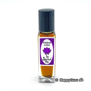 "Patchouli Amber" Body Perfume Oil "Spiritual Sky" 8ml Bottle - Picture 1 of 1