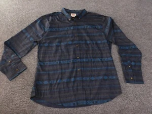 Levis Shirt Mens 2XL XXL Blue aztec tribal button up classic casual western - Picture 1 of 12