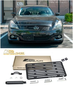 EOS Plate For 08-13 Infiniti G37 Coupe Full Sized Front Tow Hook License Bracket - Picture 1 of 12