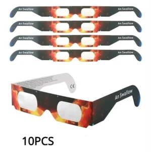 Solar Eclipse Viewing Paper Glasses Sun View Safe Shades Direct Sun View Glasses - Picture 1 of 8
