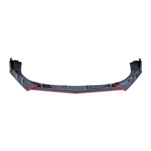 Alerón labial parachoques rojo negro mate sedán ST-Line para Ford Fusion Mondeo 2022 - Imagen 1 de 4