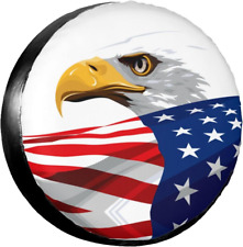 Rv Tire Covers, American Bald Eagle Spare Tire Covers for Trailers, Wheel Cover 