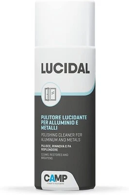 Camp- LUCIDAL -Pulitore lucidante ravvivante x serramenti, alluminio e pvc-400ml