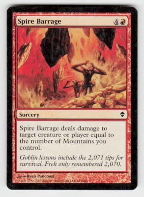 Zendikar #150 Spire Barrage Non-Foil - Image 1 of 2