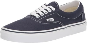 Vans ERA Unisex Tenis de Lona CLÁSICOS Zapatos de Skate Azul Marino Mujer 7/Niños 5.5 - Imagen 1 de 5