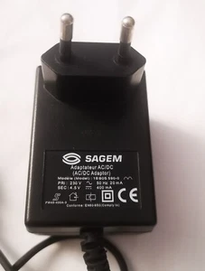 SAGEM Netzteil 4,5V 400mA 18805 590-0 - Bild 1 von 4