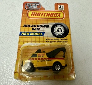 MATCHBOX SUPERFAST MB 53 BREAKDOWN VAN RELAY 24 HOURS TOWING 1990 - Picture 1 of 3