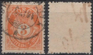 Noruega 1568 1893-94, NK 56, canc. Christiania 6 XI 94. - Imagen 1 de 1
