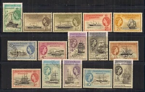 F.I.D- QE11 1954-62 SHIPS SET OF 15.SG G26-G40 VERY FINE USED.SUPERB SET.BARGAIN - Picture 1 of 2