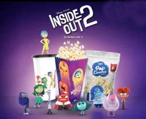 Figura CUP Inside Out 2 Película Topper 2024 Teatro de Tailandia Totalmente Nueva - Imagen 1 de 3