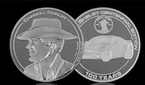 Carroll Shelby Centennial Ford Mustang Edition Collectable 1 Troy OZ Silver Coin - Picture 1 of 8