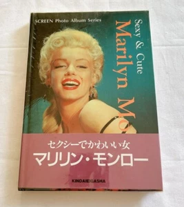 Sexy & Cute Marilyn Monroe Japan Hard Cover Photo Book W/Obi 1993 Out of Print - Imagen 1 de 11
