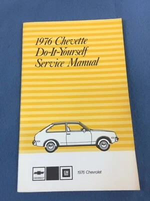 Chevrolet Chevette 1976 manual de servicio original hágalo usted mismo 360280 5 Foto 1 de 4