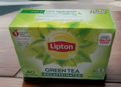 Té verde descafeinado Lipton - 40 bolsas Foto 1 de 2